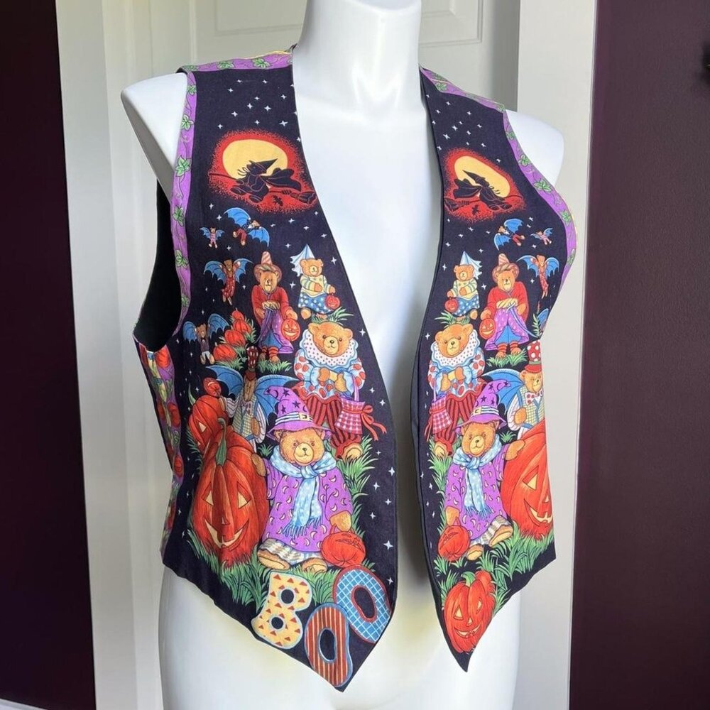 90s Halloween Bear Vest